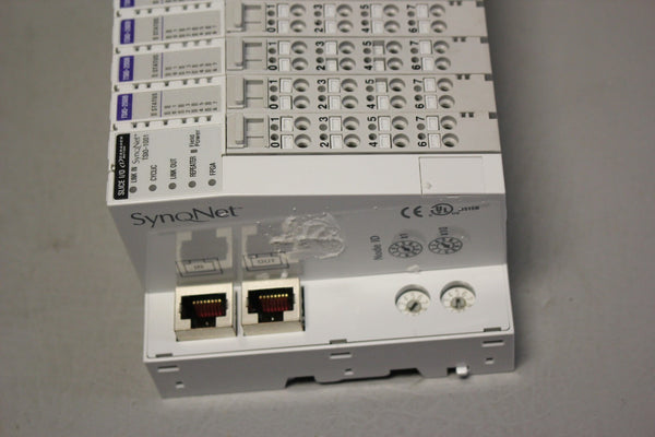 DANAHER SYQNET I/O RACK WITH 7 MODULES (1) TSIO-1001 (6) TSIO-2008