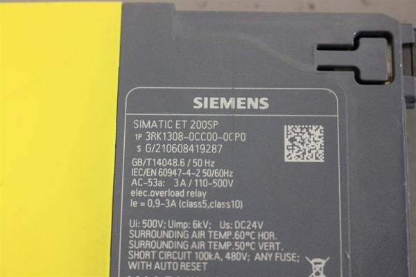 SIEMENS SIMATIC ET 2000 SP FAILSAFE STARTER 3RK1308-0CC00-0CP0