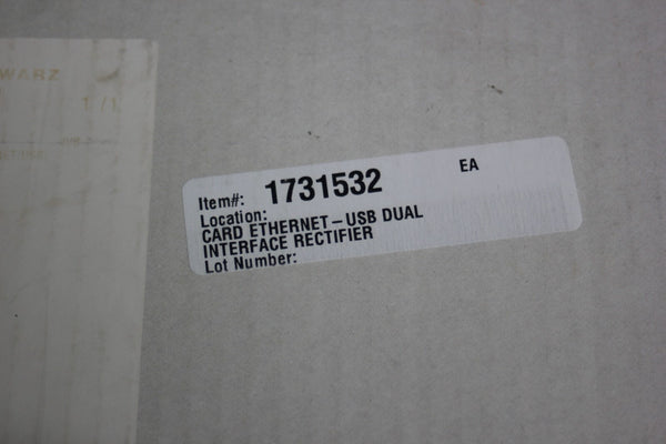 NEW ROHDE & SCHWARZ HO732 ETHERNET/USB INTERFACE CARD