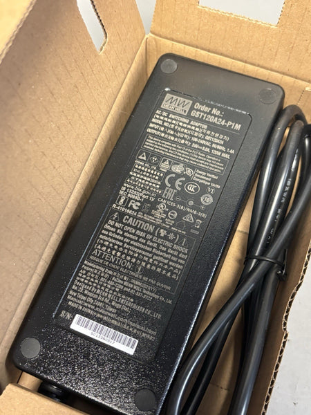 NEW Mean Well GST120A24-P1M Desktop Adapter AC/DC 120 W Power Supply
