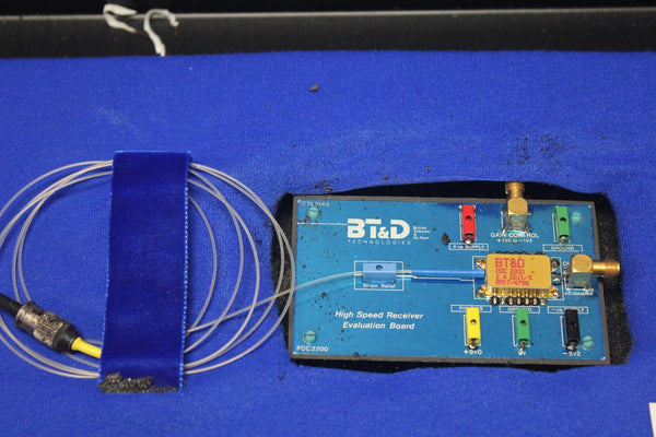 BT&D TECHNOLOGIES PHOTODETECTOR HIGH SPEED RECEIVER EVALUATION BOARD W/ PDC 2200