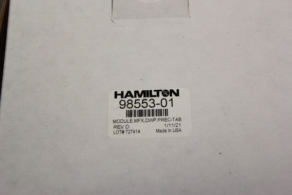 NEW HAMILTON MFX DWP PRECISION TAB MODULE  98553-01