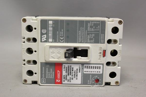 CUTLER-HAMMER WESTINGHOUSE CIRCUIT BREAKER HMCP050K2C