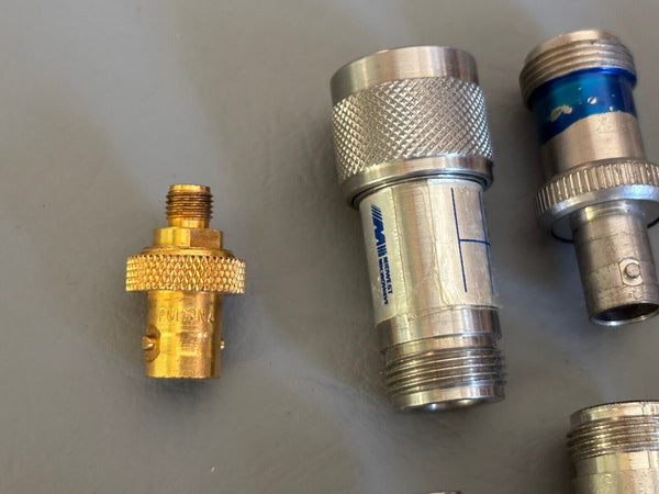 LOT OF 9 Pasternack, Pomona,  SMA Male Adaptors, Minimum Loss Pad, Terminator