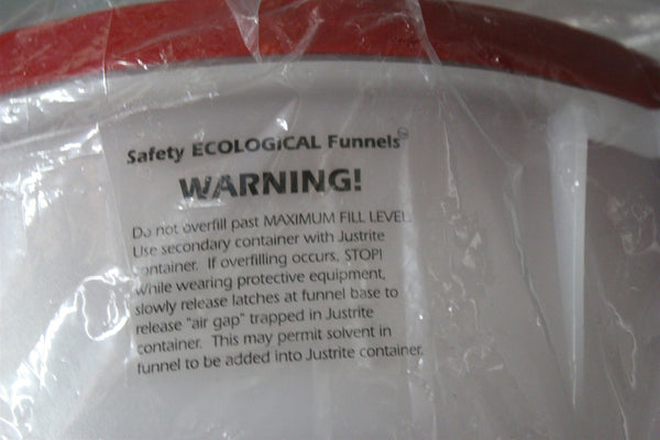 NEW 8" ECO FUNNEL EF-8-JUSTRITE-B