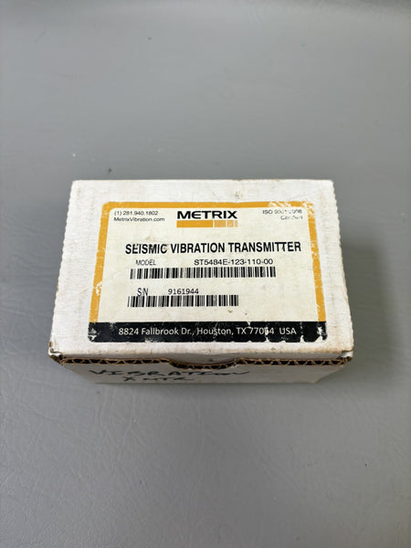 NEW METRIX ST5484E-121-010-00 Seismic Vibration Transmitter