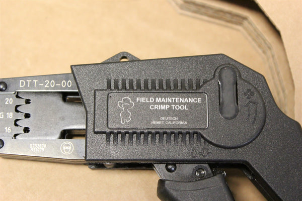 NEW DEUTSCH FIELD MAINTENANCE CRIMPER CRIMP TOOL DTT-20-00