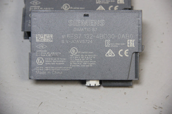 SIEMENS SIMATIC S7 ELECTRONIC MODULE 6ES7 132-4BD30-0AB0