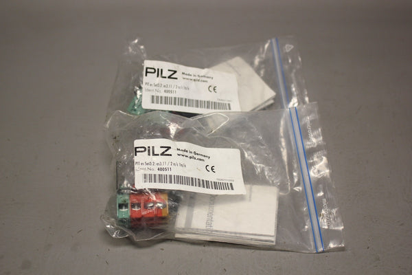 LOT OF 2 NEW PILZ 400511 CONTACK BLOCKS