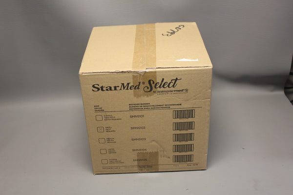 NEW BOX OF 1000 STARMED SELECT NITRILE EXAMINATION GLOVES POWDER FREE SMNS102  S