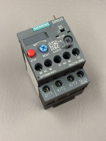 UNUSED SIEMENS OVERLOAD RELAY 3RU2116-0BB0