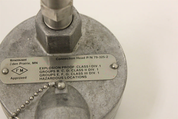 ROSEMOUNT 79-325-2 EXPLOSION PROOF CONNECTION HEAD WITH TEMPERATURE PROBE