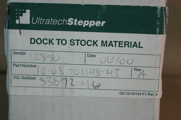 New Sealed Ultratech Stepper 10-08-01198-43 Rev A