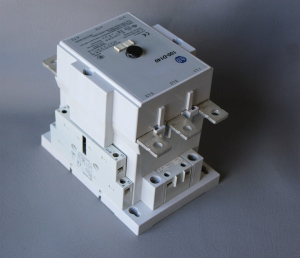 ALLEN BRADLEY 100-D140 CONTACTOR WITH AUX CONTACT 100-D140 B