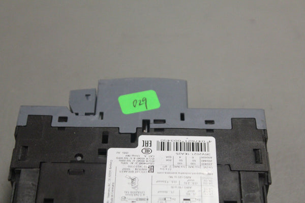 SIEMENS 3RV2021-1KA25 MOTOR CONTROL