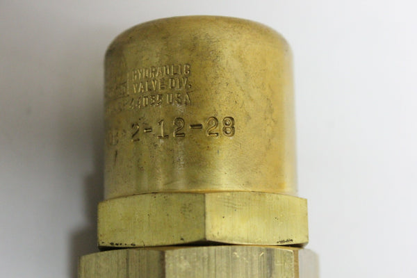 Parker Hydraulic Valve 630B-2-12-28