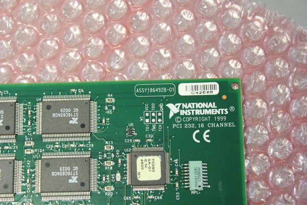 NATIONAL INSTRUMENTS 16 CHANNEL SERIAL INTERFACE CARD  PCI-232 (186492B-01)