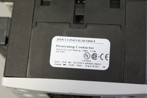 SIEMENS REVERSING CONTACTOR  3RA13358XB301BB4