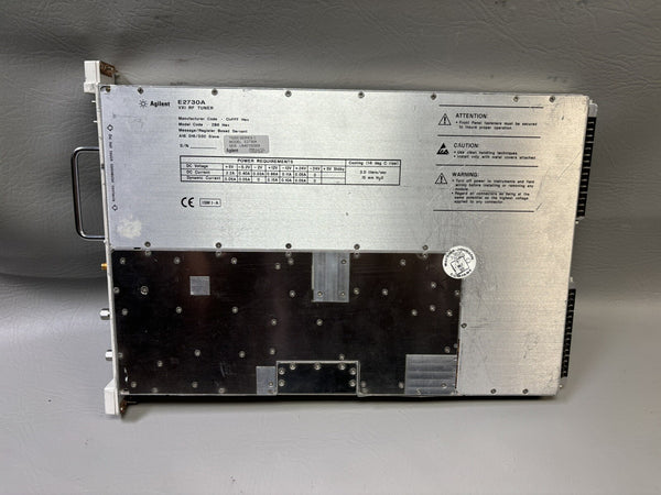 HP Keysight Agilent E2730A VXI RF Tuner  Single-Slot 75000 Series C