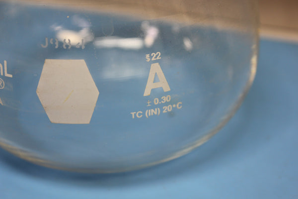 Kimble Kimax 28017 Class A 1000mL Glass Volumetric Flask With Stopper 