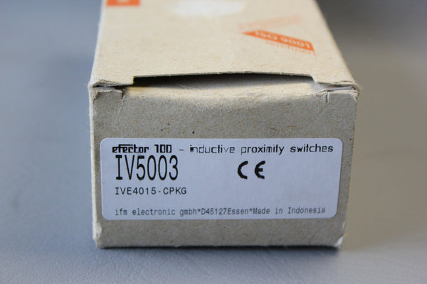 NEW IFM EFECTOR INDUCTIVE PROXIMITY SENSOR/SWITCH  IV5003