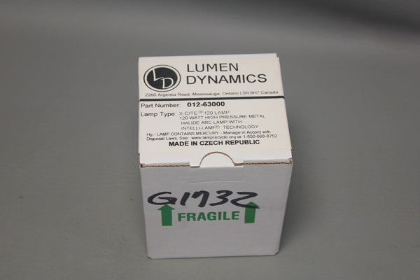 NEW LUMEN DYNAMICS 012-63000 X-CITE 120 LAMP