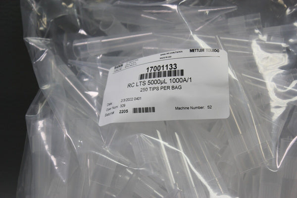 Mettler Toledo Rainin 17001133 Tips LTS 5 mL 500/Pkg RC-L5000