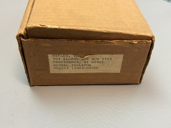 NEW IN BOX REFLEX  SIGNAL ISOLATOR CIRCUIT BOARD 12M03-00109-02
