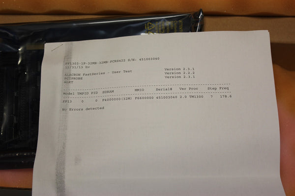 NEW ALACRON FASTFRAME 1303 FRAME GRABBER 1C020-02402