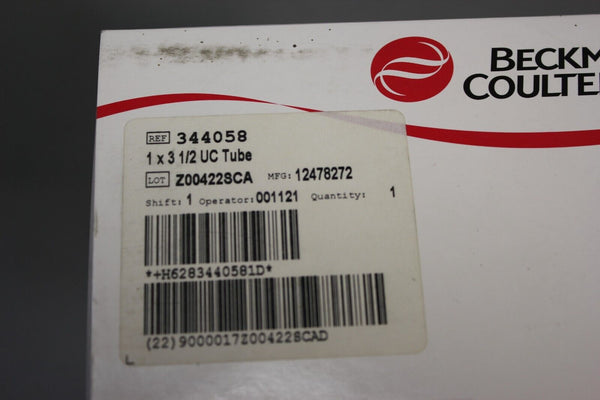 NEW BOX 50 BECKMAN COULTER ULTRA-CLEAR CENTRIFUGE TUBES 344058