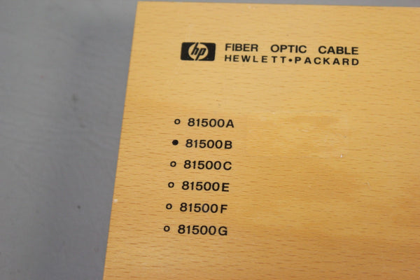 HP  FIBER OPTIC CABLE IN WOOD BOX  81500B