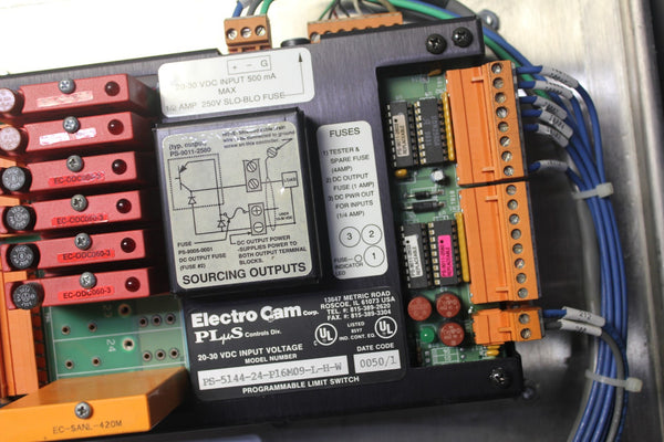 ELECTRO CAM PLuS 5000 SERIES PROGRAMMABLE LIMIT SWITCH PS-5144-24-P16M09-L-H-W