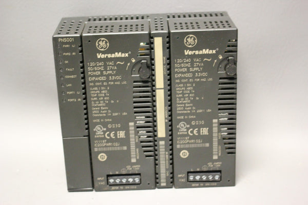 GE FANUC PROFINET SCANNER MODULE W/ 2 POWER SUPPLIES