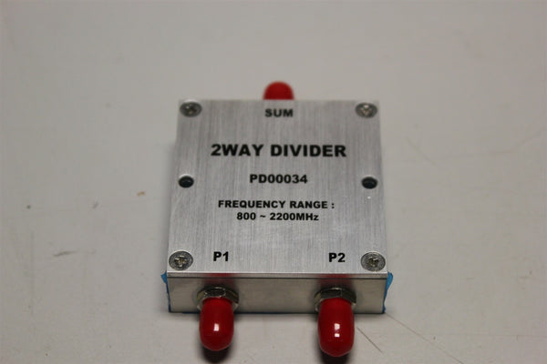 2 WAY POWER DIVIDER PD00034 800-2200MHZ