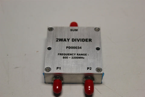 2 WAY POWER DIVIDER PD00034 800-2200MHZ