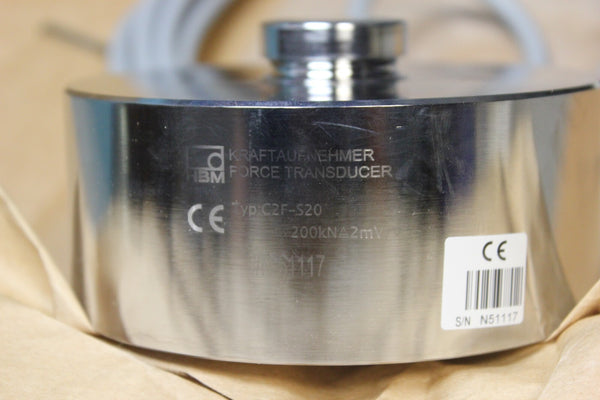NEW HBM LOAD CELL K-C2F-S20/200KN