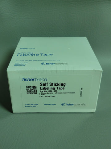 NEW FISHER BRAND SELF STICKING LABELING TAPE 1590110R ASSORTED 12 ROLLS