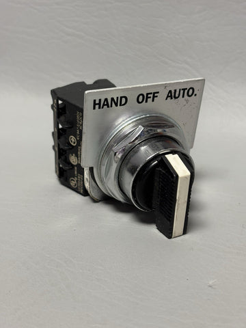 SIEMENS SELECTOR SWITCH, CONTACT BLOCK 52SA2CAB