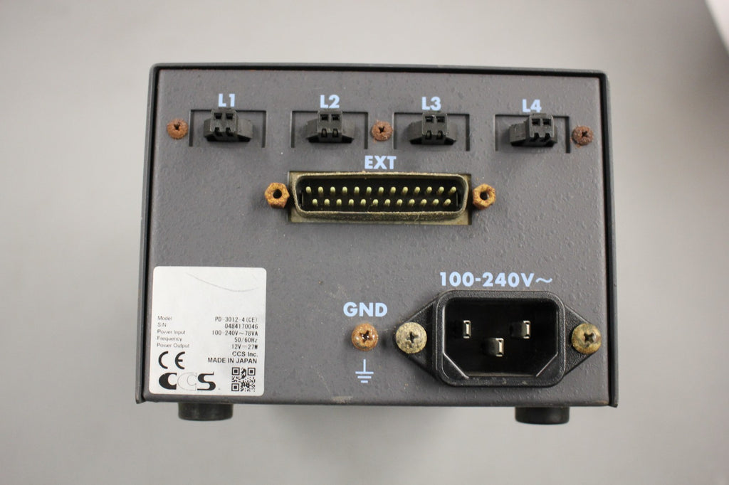 CCS CHANNEL LED LIGHT SOURCE POWER SUPPLY  PD-3012-4 (CE)