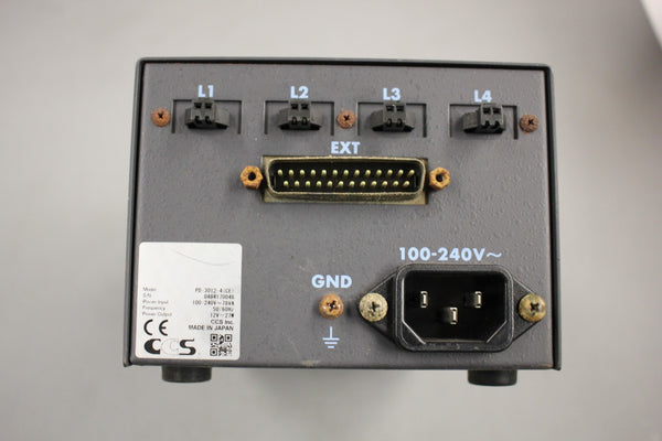CCS CHANNEL LED LIGHT SOURCE POWER SUPPLY  PD-3012-4 (CE)