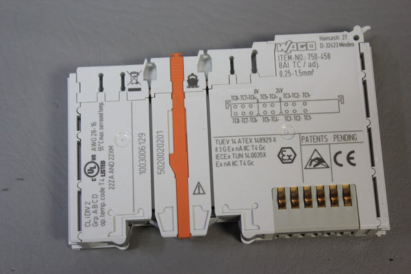 UNUSED WAGO 8AI TC I/O MODULE 750-458
