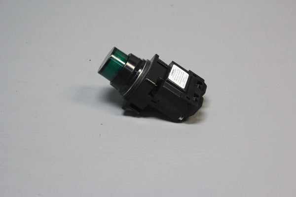 NEW SIEMENS FULL VOLTAGE INDICATOR PILOT LIGHT GREEN 52BL4E3 BLACK MAX
