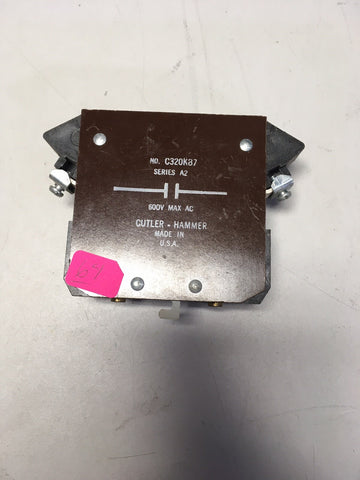 Cutler Hammer  CR20KB7 ser A2 auxiliary Contact 600V max ac