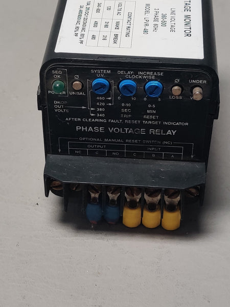 INSTRUMENT TRANSFORMERS Phase voltage monitor LPVR-480-10