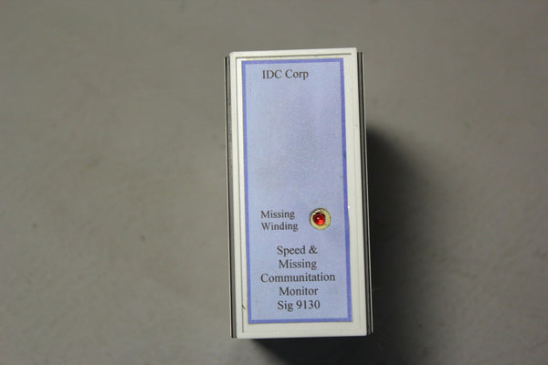 IDC SPEED & MISSING COMM MONITOR  SIG 9130