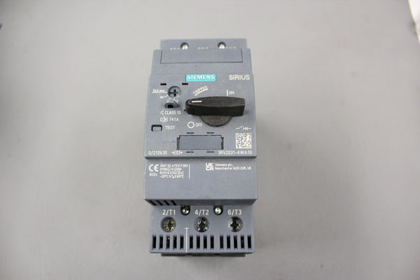 SIEMENS SIRIUS CONTACTOR MOTOR STARTER 3RV2031-4WA10