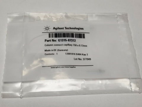 New Agilent Column Connect Capillary 150x0.12mm G1315-87312