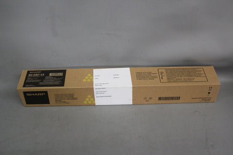 NEW GENUINE SHARP YELLOW TONER CARTRIDGE MX-61NT-YA