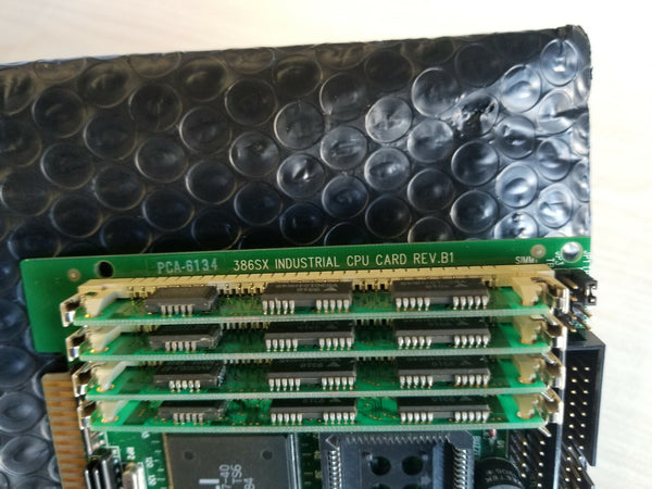 Advantech PCA-6134 386SX INDUSTRIAL CPU CARD REV.B1 SBC 