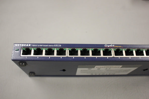 NETGEAR PROSAFE 16 PORT GIGABIT SWITCH GS116